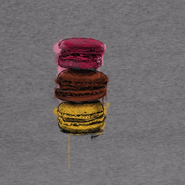 Macaron stack by colourofoctober